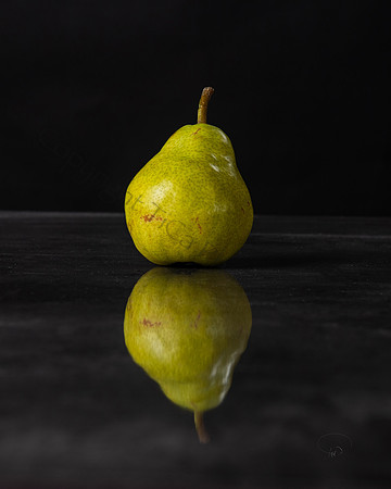 Pear reflected