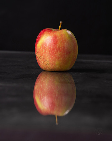Apple reflected